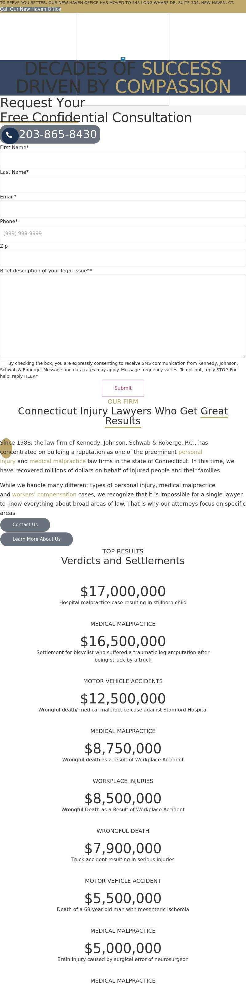 Kennedy, Johnson, Schwab & Roberge, L.L.C. - New Haven CT Lawyers