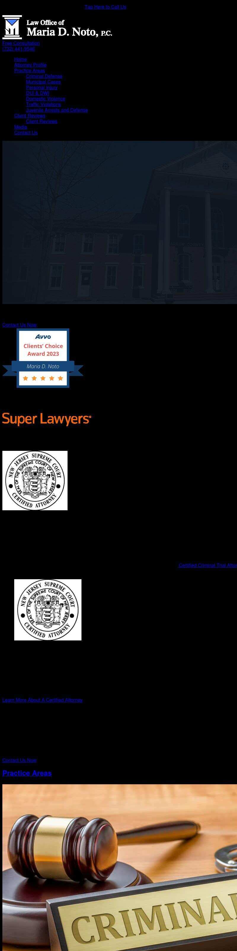 Law Firm of Maria D. Noto, P.C. - Matawan NJ Lawyers