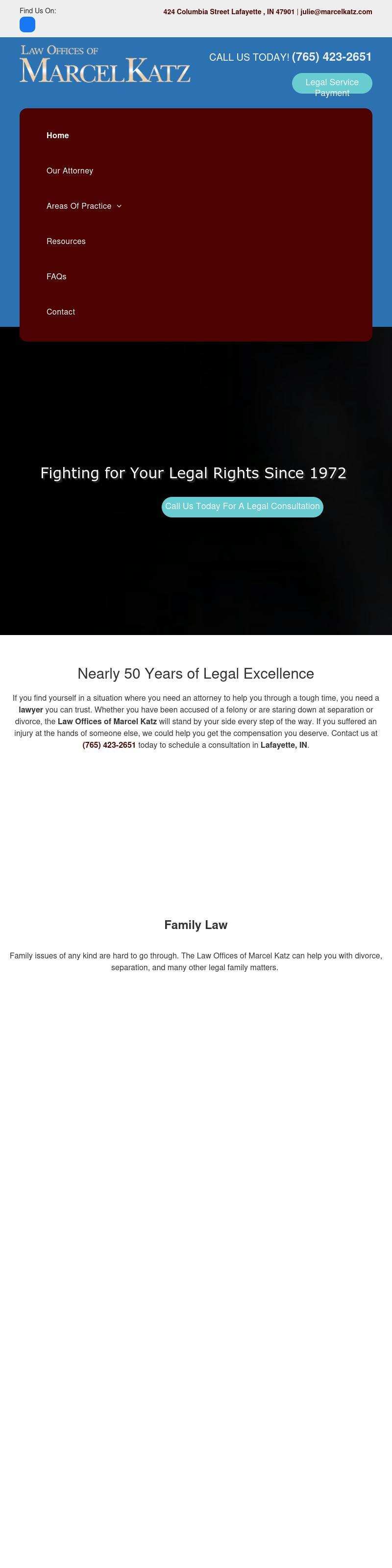 Law Offices of Marcel Katz - Lafayette IN Lawyers