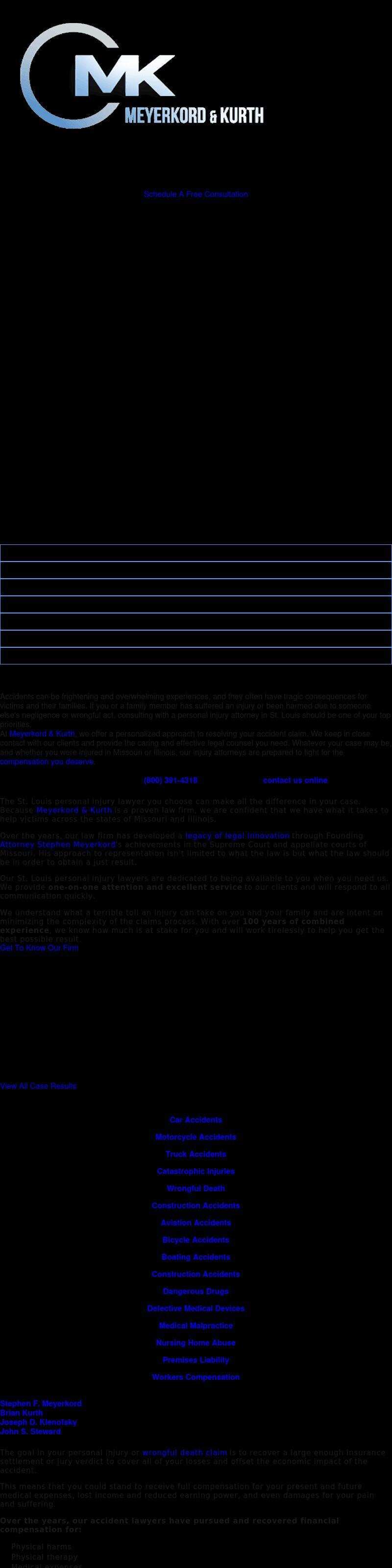 Meyerkord & Meyerkord, LLC - St. Louis MO Lawyers