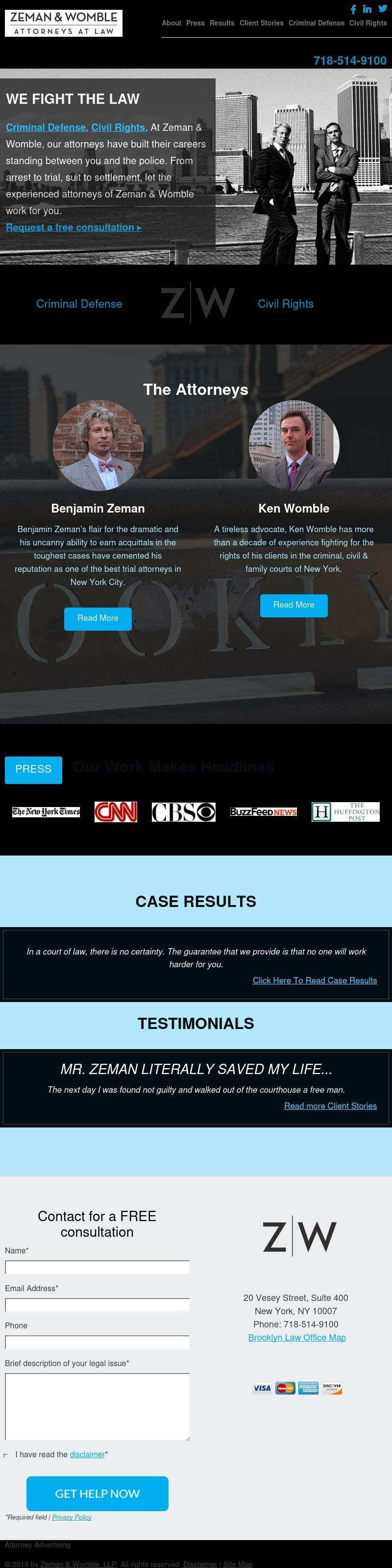 Moore Zeman Womble, LLP - Brooklyn NY Lawyers