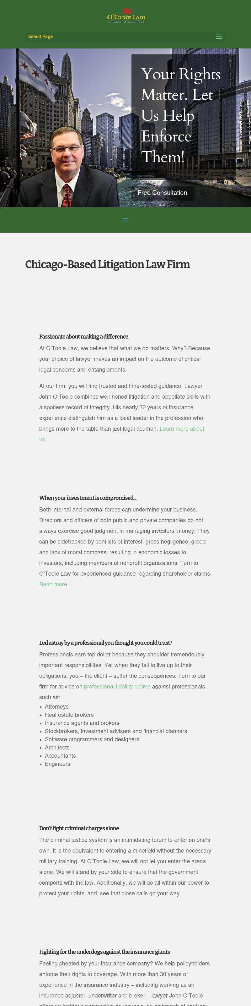 O'Toole Law Firm, LLC - Chicago IL Lawyers