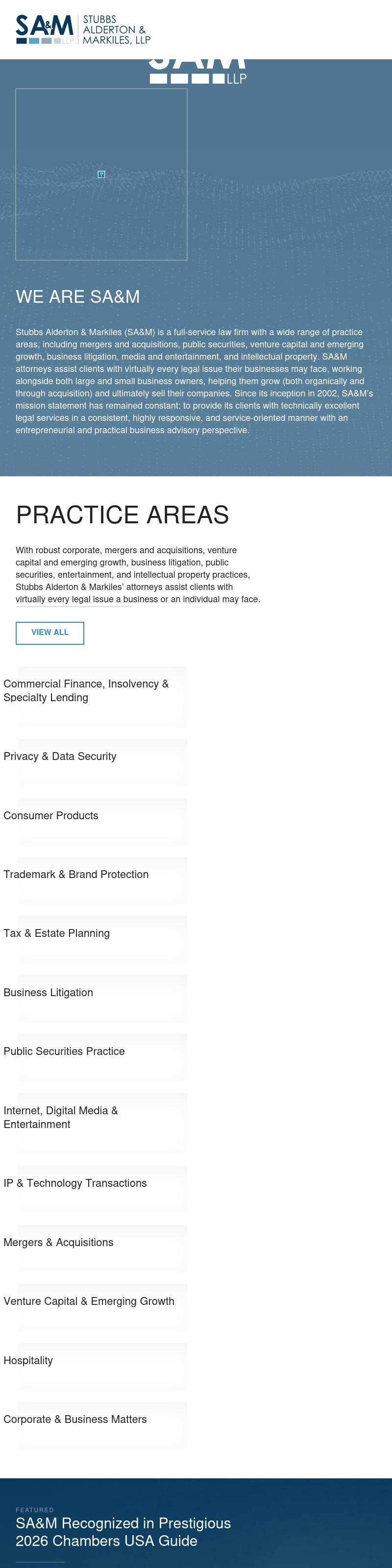Stubbs Alderton & Markiles, LLP - Santa Monica CA Lawyers
