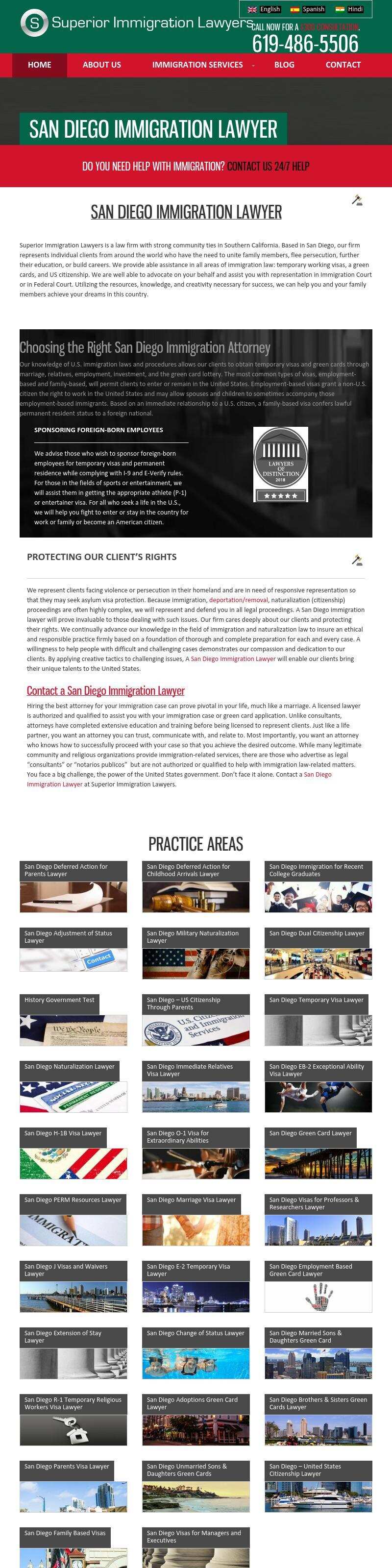 Superior Immigration Lawyers - San Diego CA Lawyers